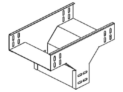 Product image Niedax RTQ 60 300 Tee funnel for cable tray 60x300mm
