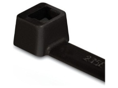 Product image Hellermann Tyton T30R W BK Cable tie 3 5x150mm black
