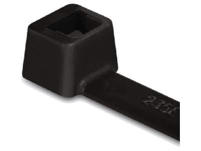 Product image slanted Hellermann Tyton T30R W BK Cable tie 3 5x150mm black