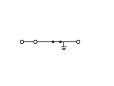 Circuit diagram WAGO 2002 6307 Ground terminal block 1 p 5 2mm