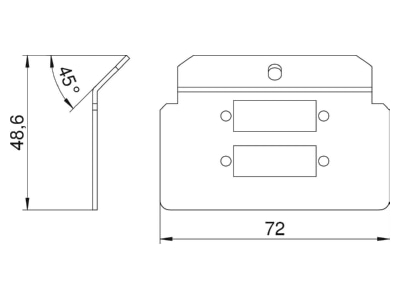 Dimensional drawing 1 OBO MTM 2L Plate
