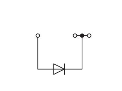 Circuit diagram WAGO 281 673 281 400 Diode terminal block