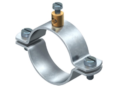 Product image OBO 925 1 1 2 Earthing pipe clamp 46 3   48 3mm
