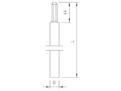 Mazeichnung 2 OBO 219 25 OMEX FT 1 5m Omex Tiefenerder