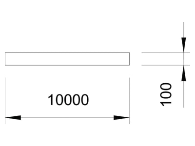 Mazeichnung 2 OBO 356 100 Korrosionsschutzbinde 100mm Petrolatum br