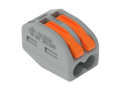 Produktbild WAGO 222 412 Verbindungsklemme 2x0 08 4mm  grau 