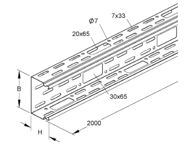 Produktbild Niedax LI 60 100 LS Kanalunterteil