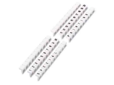 Produktbild 1 Phoenix BN ZB 5 WH   1400078 Klemmenmarkierung BN ZB 5 WH  1400078