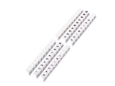 Produktbild 2 Phoenix BN ZB 5 WH   1400078 Klemmenmarkierung BN ZB 5 WH  1400078