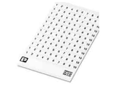 Produktbild 2 Phoenix SK U 3 8 WH  0803906 Klemmenmarkierung SK U 3 8 WH 0803906