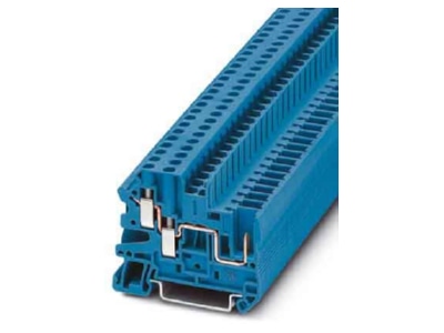 Product image 1 Phoenix UT 4 TWIN  1P BU Feed through terminal block 6 2mm 32A
