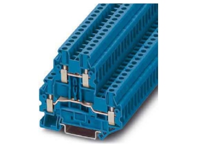 Product image 1 Phoenix UTTB 2 5 BU Feed through terminal block 5 2mm 24A
