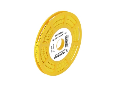 Produktbild Weidmueller CLI C2 4GE SW 7 CD Leitermarkierer Zahl 7 gelb 2 5 16