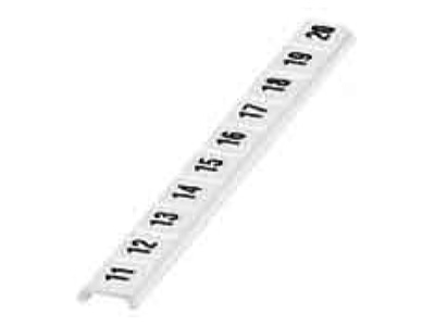 Product image 1 Phoenix ZBF 6 lgs 11 20 Label for terminal block 6 2mm white
