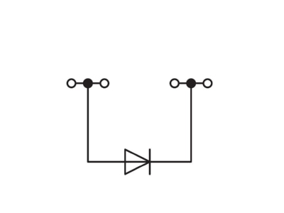 Circuit diagram WAGO 280 815 281 410 Diode module