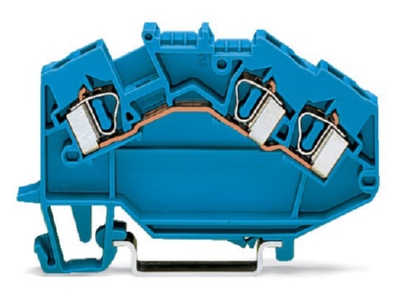 Produktbild WAGO 781 651 Durchgangsklemme 0 08 4mmq blau