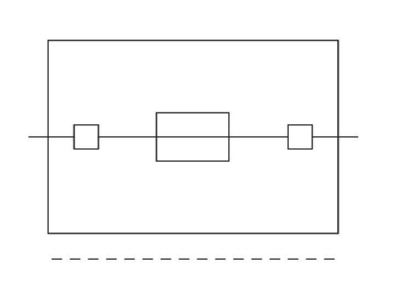 Circuit diagram WAGO 281 611 G fuse 5x20 mm terminal block 10A 8mm