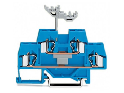 Produktbild WAGO 281 629 Durchgangsklemme 0 08 4mmq blau