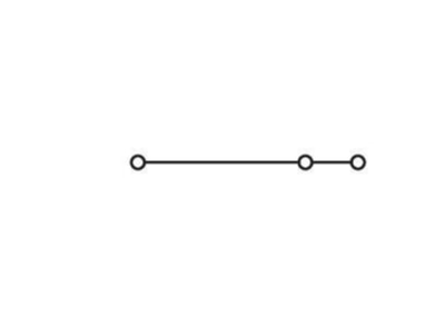 Circuit diagram WAGO 283 674 Feed through terminal block 12mm 76A