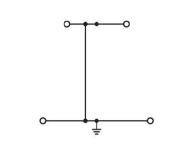 Circuit diagram WAGO 280 517 Ground terminal block 1 p 5mm