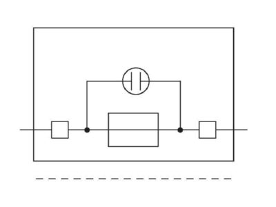 Circuit diagram WAGO 281 611 281 417 G fuse 5x20 mm terminal block 10A 8mm

