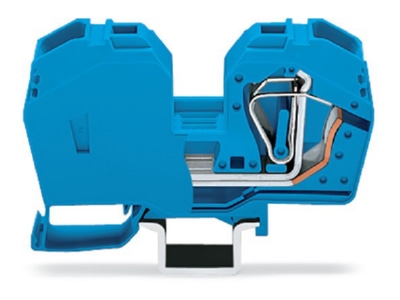 Produktbild WAGO 285 634 Durchgangsklemme 6 35mmq blau