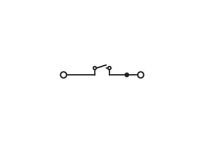 Circuit diagram WAGO 280 870 Disconnect terminal block 16A 1 p 5mm