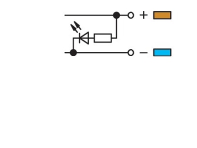 Circuit diagram WAGO 280 584 281 483 Sensor actuator terminal block 1 p 5mm