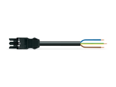 Produktbild WAGO 771 9993 106 301 Anschlussleitung 3x1 5mmq schwarz