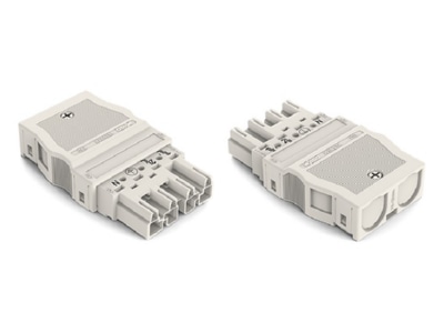 Produktbild WAGO 770 134 Stecker 2x0 5 4mmq weiss