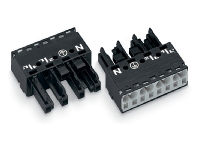 Produktbild WAGO 770 204 Buchse 2x0 5 4mmq schwarz