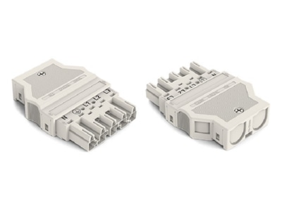 Produktbild WAGO 770 135 Stecker 2x0 5 4mmq weiss