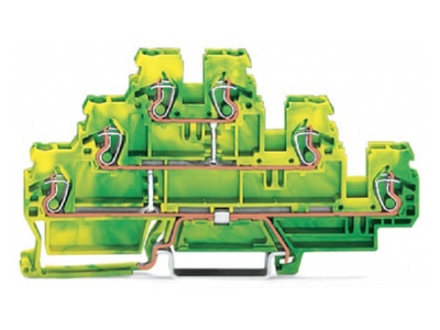 Produktbild WAGO 870 557 Schutzleiterklemme 0 08 2 5 4qmm PE