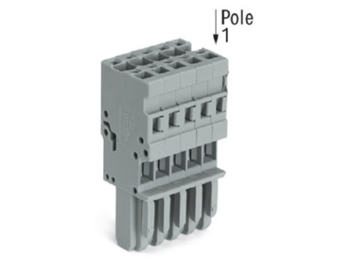 Produktbild WAGO 769 105 Federleiste 5pol  gr
