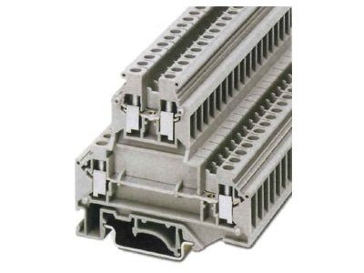 Produktbild 1 Phoenix UKKB 3 BU Doppelstockklemme m Universalfuss