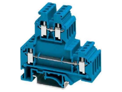 Produktbild 2 Phoenix UKKB 3 BU Doppelstockklemme m Universalfuss