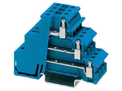 Produktbild 1 Phoenix DIKD 1 5 BU Dreistock Klemme blau