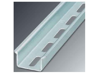 Produktbild 1 Phoenix NS 35 15 ZN Perf 2m Hutprofil Tragschiene gelocht L 2m