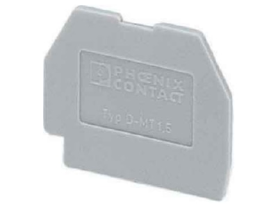 Product image 1 Phoenix D MT 1 5 End partition plate for terminal block
