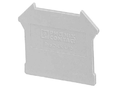 Product image 2 Phoenix D UK 4 10 End partition plate for terminal block
