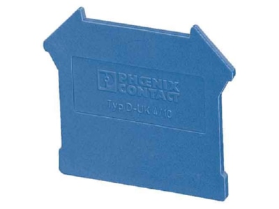 Product image 2 Phoenix D UK 4 10 BU End partition plate for terminal block
