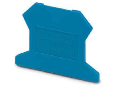 Product image 1 Phoenix D UK 2 5 BU End partition plate for terminal block
