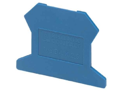 Product image 2 Phoenix D UK 2 5 BU End partition plate for terminal block