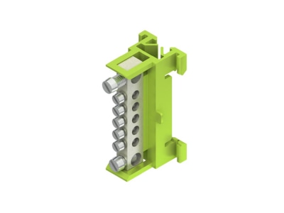 Product image Kleinhuis 651S 7 Power distribution block  rail mount 
