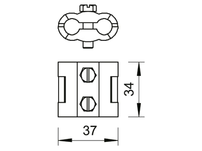 Ma�zeichnung 1 OBO 260 8 10 MS Parallelverbinder