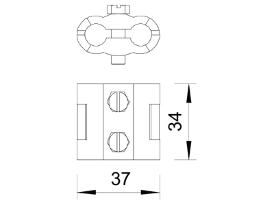 Ma�zeichnung 2 OBO 260 8 10 MS Parallelverbinder
