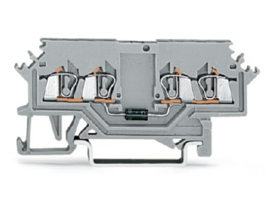 Produktbild WAGO 279 623 281 411 4 Leiter Diodenklemme 1 5mm  grau