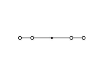 Circuit diagram WAGO 279 832 Feed through terminal block 4mm 18A