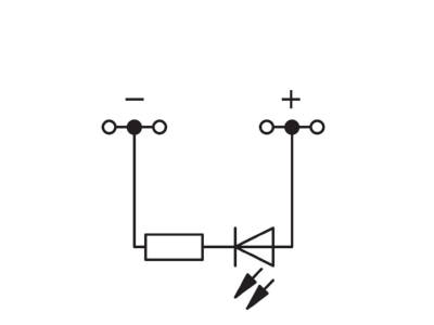 Circuit diagram WAGO 280 658 281 413 LED terminal block