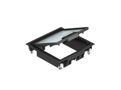 Product image OBO GES4 U 9011 Installation box for underfloor duct
